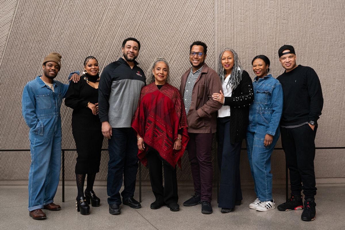 Jon Michael Hill, Ayanna Bria Bakari, Harry Lennix, Phylicia Rashad, Branden Jacobs-Jenkins, Tamara Tunie and ensemble members Alana Arenas and Glenn Davis at 