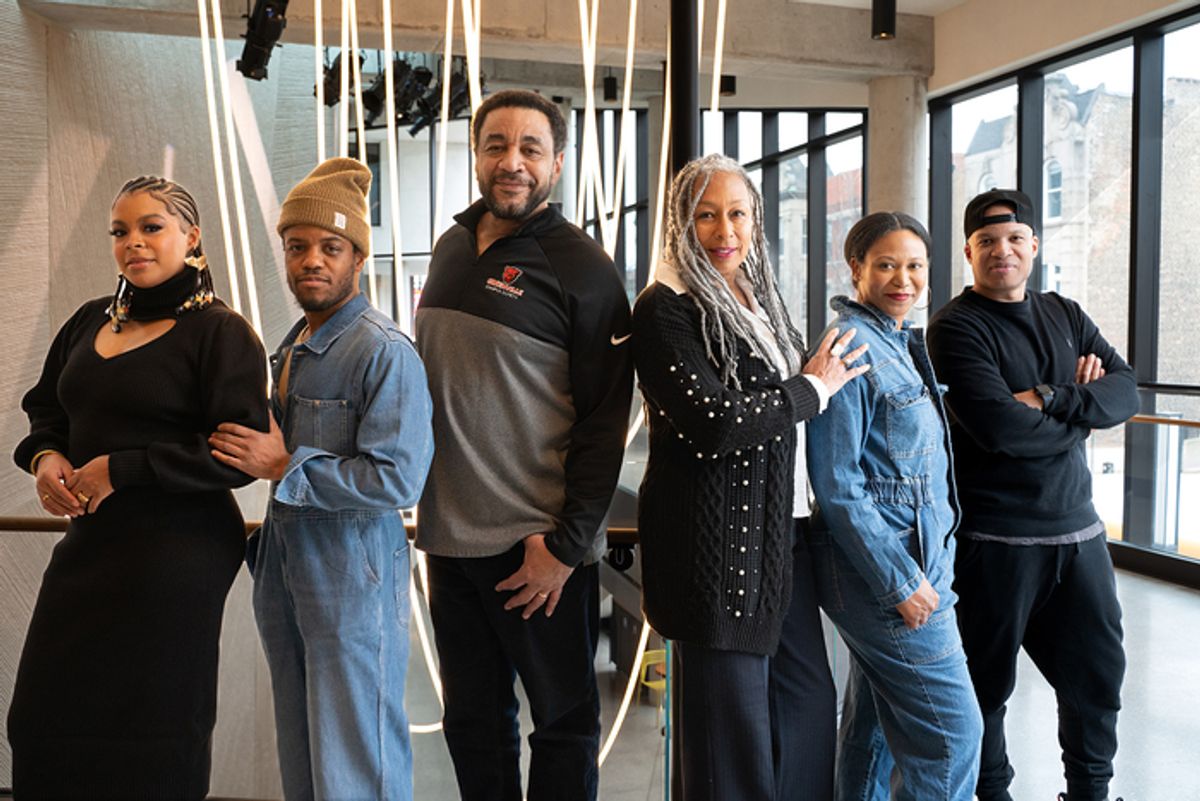 Ayanna Bria Bakari, Jon Michael Hill, Harry Lennix, Tamara Tunie, Alana Arenas and Glenn Davis at 