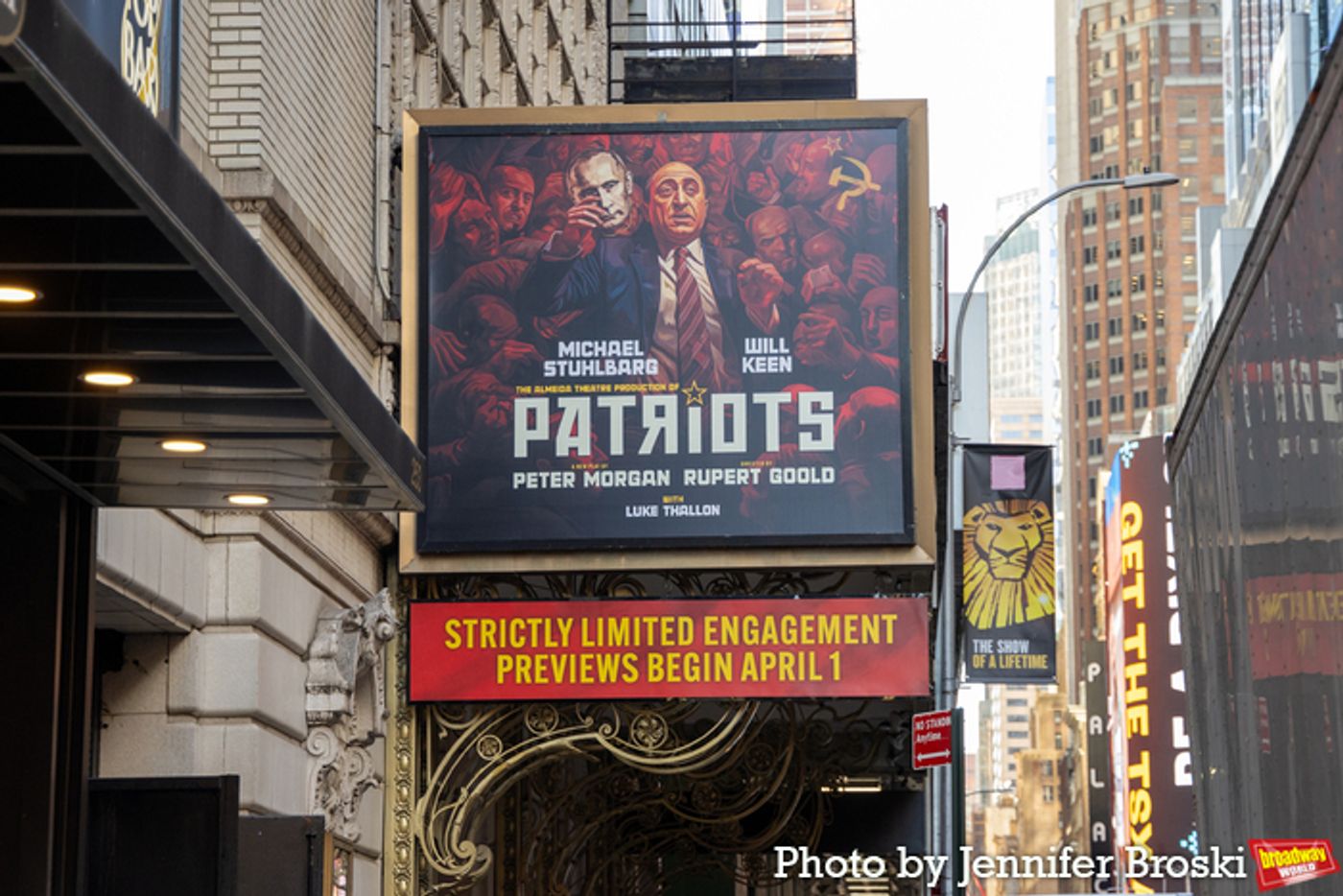 Up on the Marquee: PATRIOTS  Image