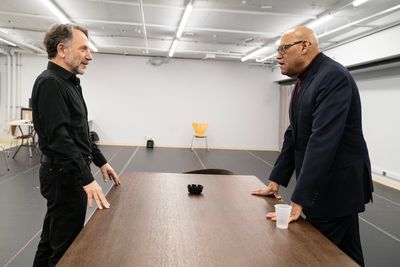 Leonard Foglia and Laurence Fishburne Photo