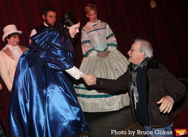 Tony Macht, Conrad Ricamora, Cole Escola, Bianca Leigh and Steven Spielberg Photo