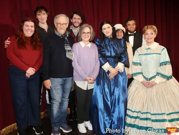 Hannah Solow, Peter Smith, Steven Spielberg, James Scully, Sally Field, Cole Escola,  Photo