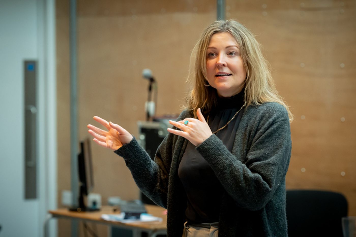 Photos: In Rehearsal for FAITH HEALER At Lyric Hammersmith Theatre  Image