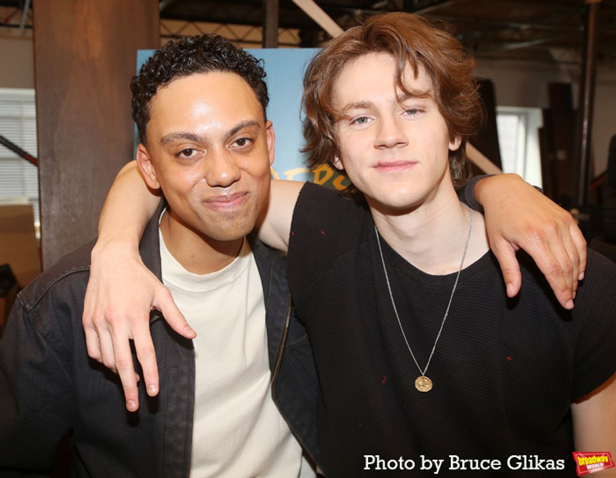 Sky Lakota-Lynch and Brody Grant at 