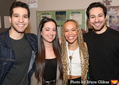Co-Choreographer Jeff Kuperman, Associate Choreographer Kristen Carcone, Cast member/ Photo