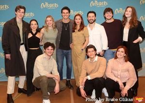 The Cast of "The Outsiders" including Dan Berry, Emma Pittman, Milena J. Comeau, Barton Cowperthwaite, Henry Gendron, RJ Higton, Sean Harrison Jones, Maggie Kuntz, SarahGrace Mariani, Melody Rose, Josh Strobl, Victor Carrillo Tracey, Trevor Wayne @ BroadwayWorld The Cast of "The Outsiders" including Dan Berry, Emma Pittman, Milena J. Comeau, Bart Photo