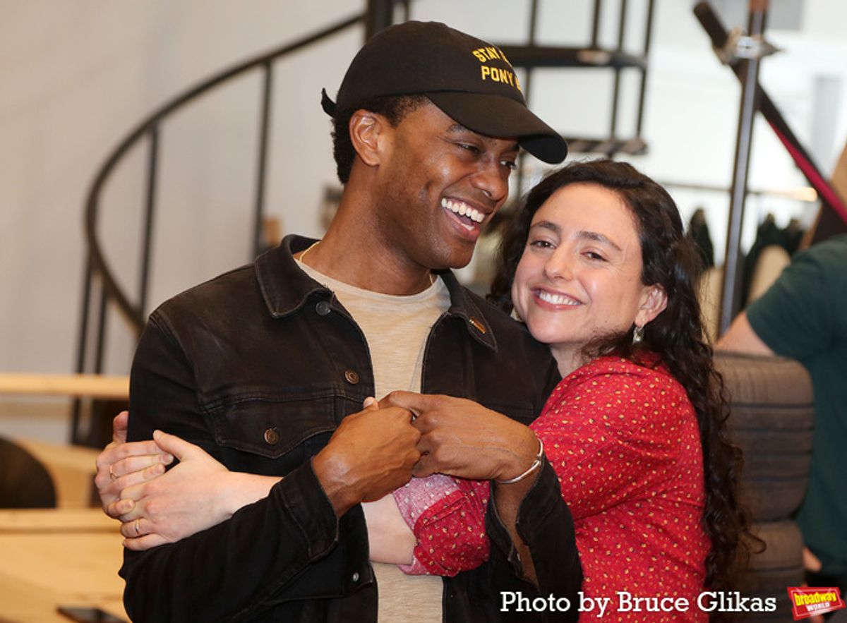 Joshua Boone and Director Danya Taymor at 