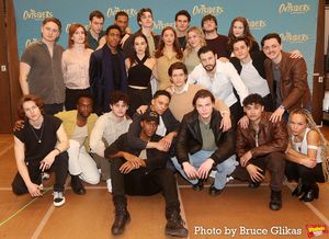 The Cast of "The Outsiders" including Joshua Boone, Dan Berry, Jason Schmidt, Sky Lakota-Lynch, Brody Grant, Emma Pittman, Brent Comer, Kevin William Paul, Daryl Tofa, Tilly Evans-Krueger, Jordan Chin, Milena J. Comeau, Barton Cowperthwaite, Tilly Evans-Krueger, Henry Gendron, RJ Higton, Wonza Johnson, Sean Harrison Jones, Maggie Kuntz, Renni Anthony Magee, SarahGrace Mariani, Melody Rose, Josh Strobl, Victor Carrillo Tracey, Trevor Wayne @ BroadwayWorld The Cast of "The Outsiders" including Joshua Boone, Dan Berry, Jason Schmidt, Sky Lak Photo