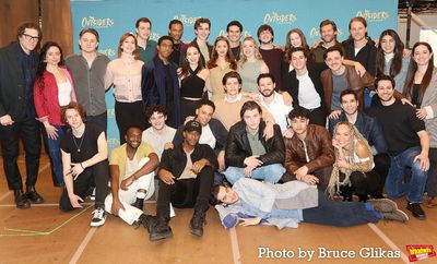 The Cast of "The Outsiders" including Joshua Boone, Dan Berry, Jason Schmidt, Sky Lak Photo