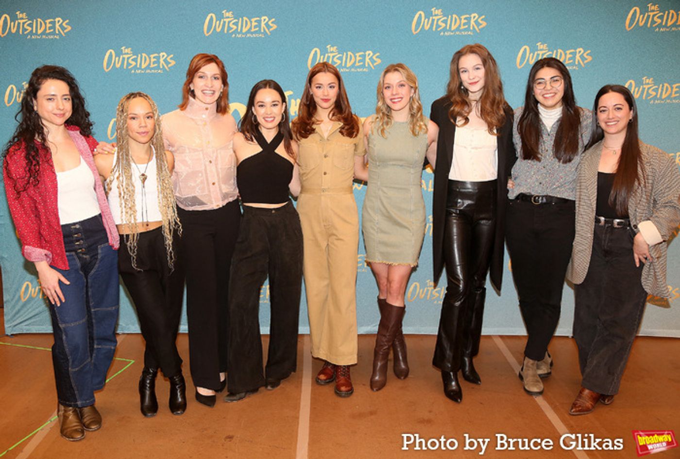 Photos: The Cast and Creatives of Broadway's THE OUTSIDERS Meet the Press  Image