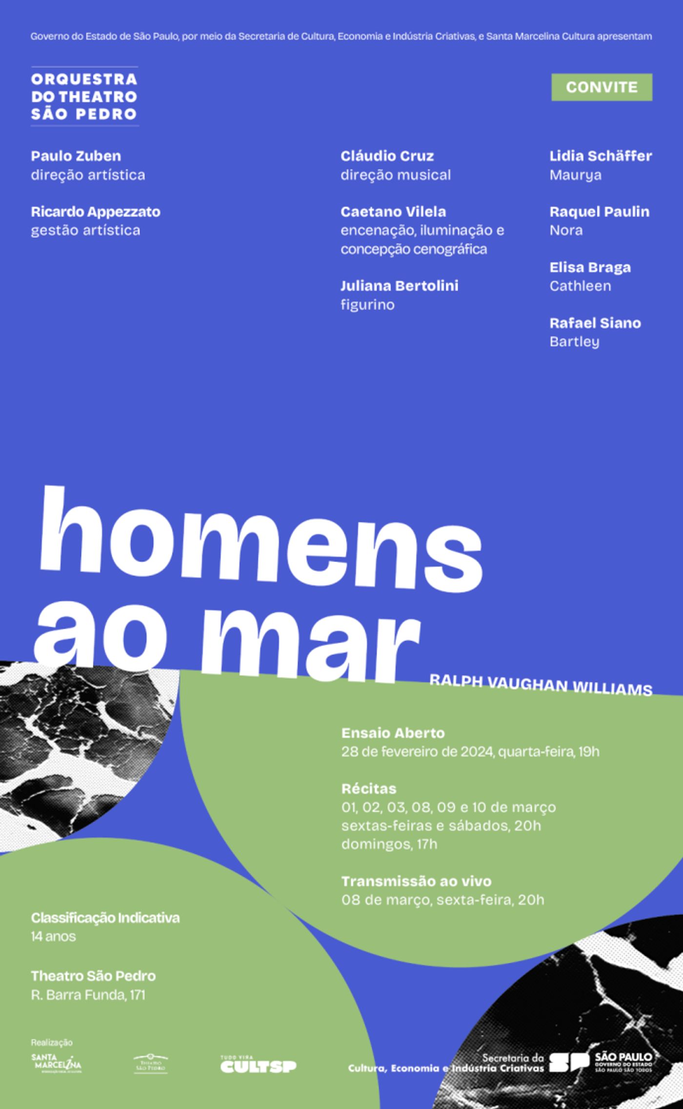 Ralph Vaughan Williams's RIDERS TO THE SEA (Homens ao Mar) Opens Theatro Sao Pedro 2024 Season  Image