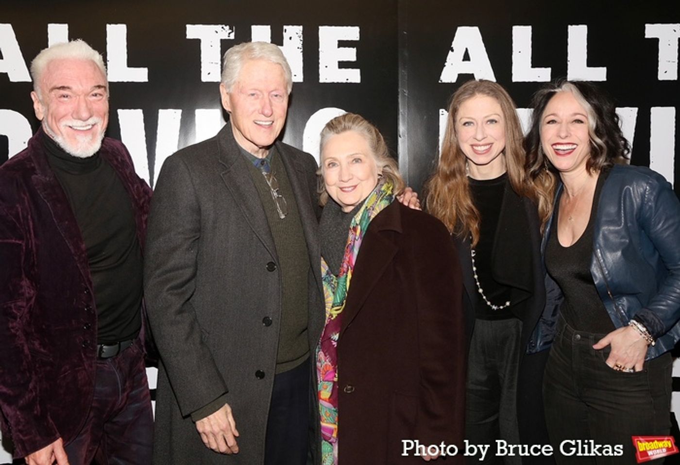 Photo: The Clintons Visit Patrick Page's ALL THE DEVILS ARE HERE  Image