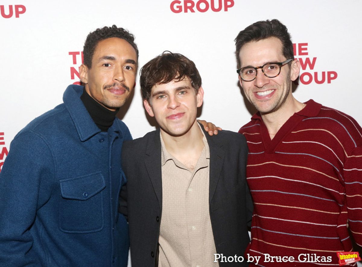 Kyle Beltran, Taylor Trensch and Adam Chanler-Berat  at 