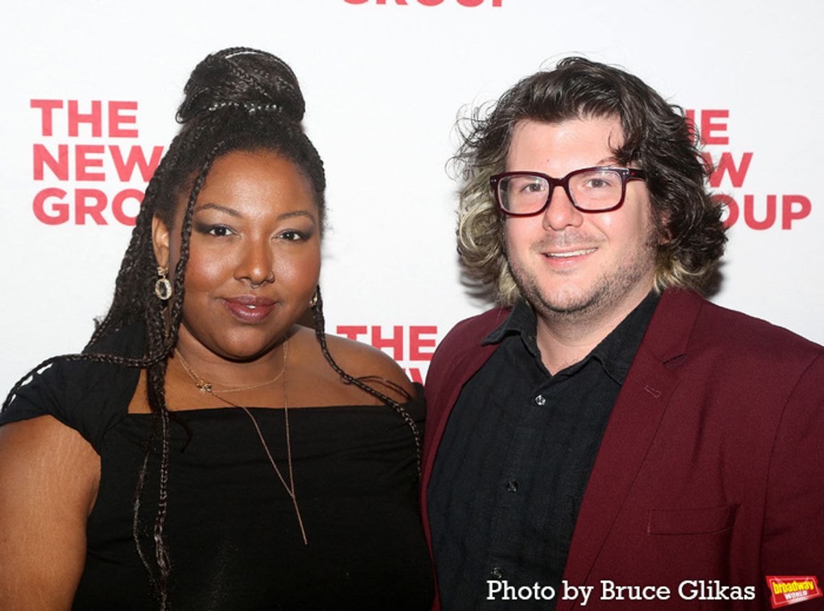 Clarissa Marie Ligon and Props Supervisor Jackson Berkley at 