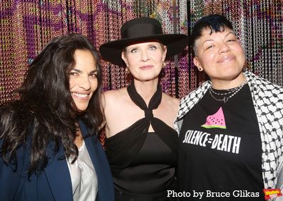Sarita Choudhury, Cynthia Nixon and Sara Ramirez  Photo