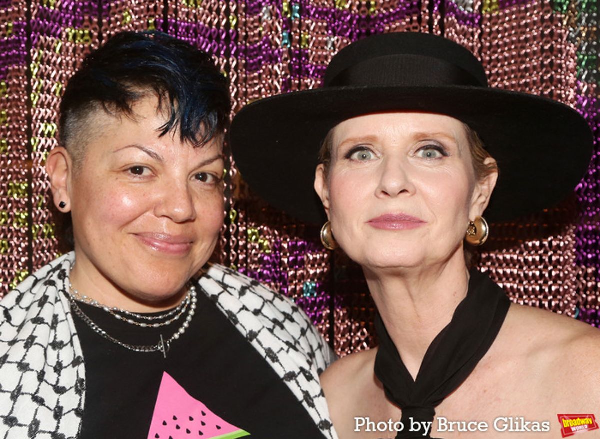 Sara Ramirez and Cynthia Nixon at 