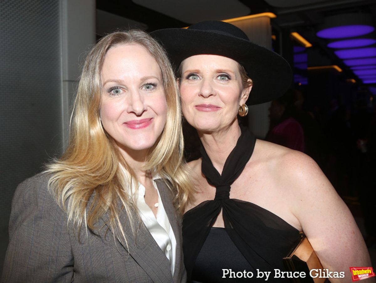 Katie Finneran and Cynthia Nixon at 