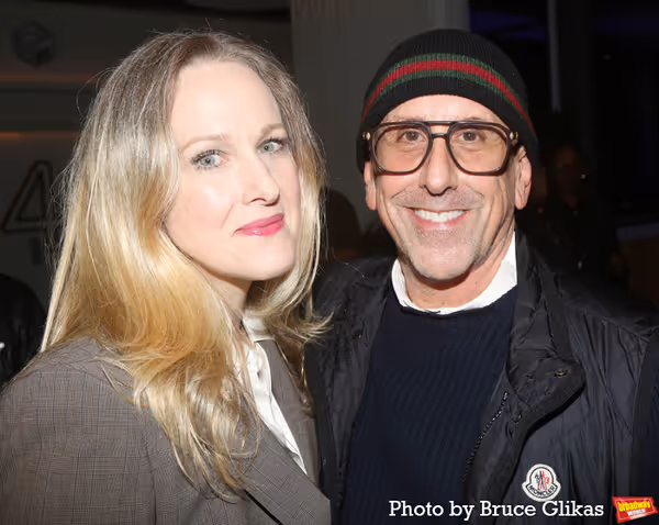 Katie Finneran and New Group Founding Artistic Director Scott Elliott Photo