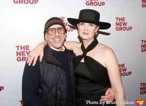 Director Scott Elliott and Cynthia Nixon  Photo