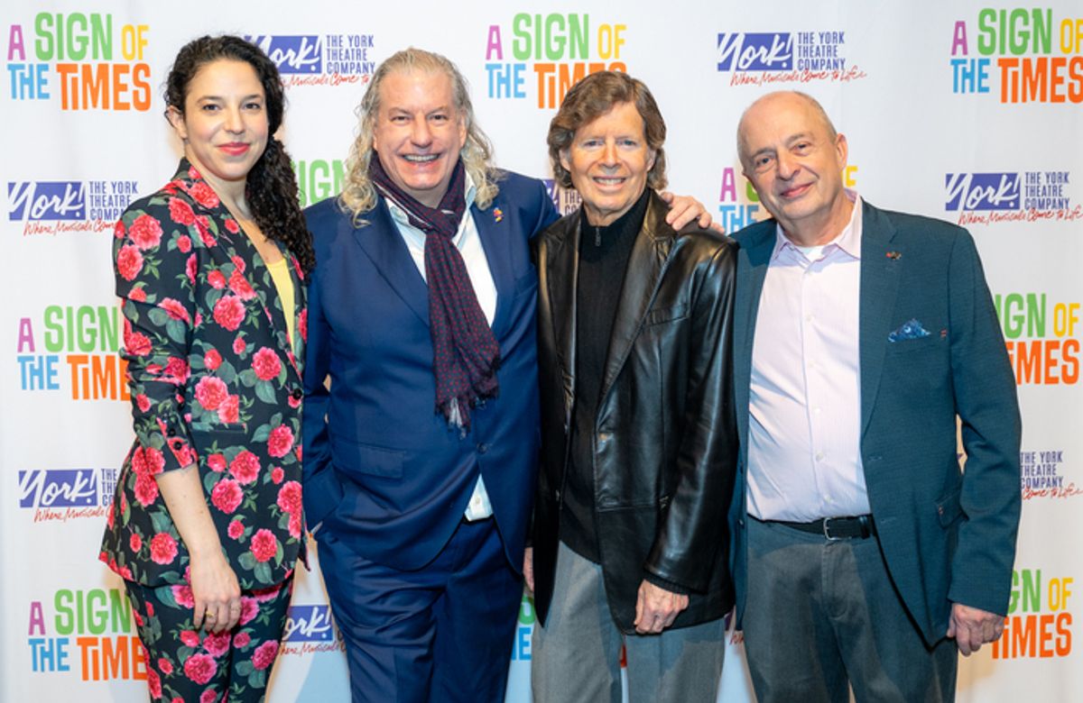 Lindsey Hope Pearlman, Gabriel Barre, Richard J. Robin and Joe Church  at 