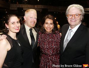 Vineyard Theatre Managing Director Suzanne Appel, 2024 Honoree Jesse Tyler Ferguson,  Photo