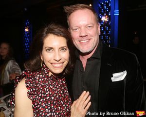 Vineyard Theatre Artistic Director Sarah Stern and Jason Moore Photo
