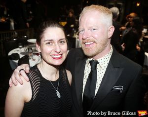 Vineyard Theatre Managing Director Suzanne Appel and Jesse Tyler Ferguson  Photo
