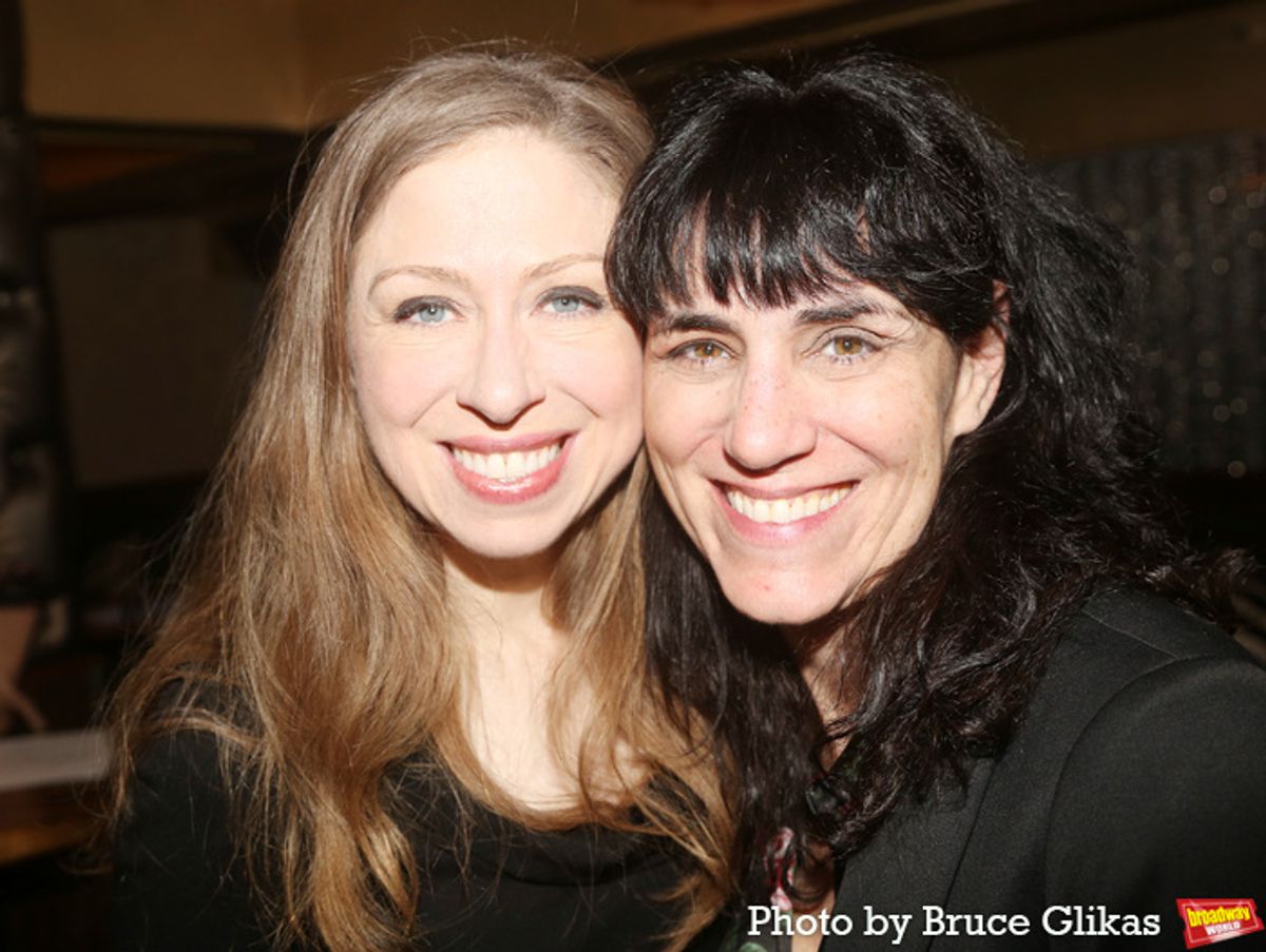 Chelsea Clinton and 2024 Gala Co-Director Leigh Silverman  at 