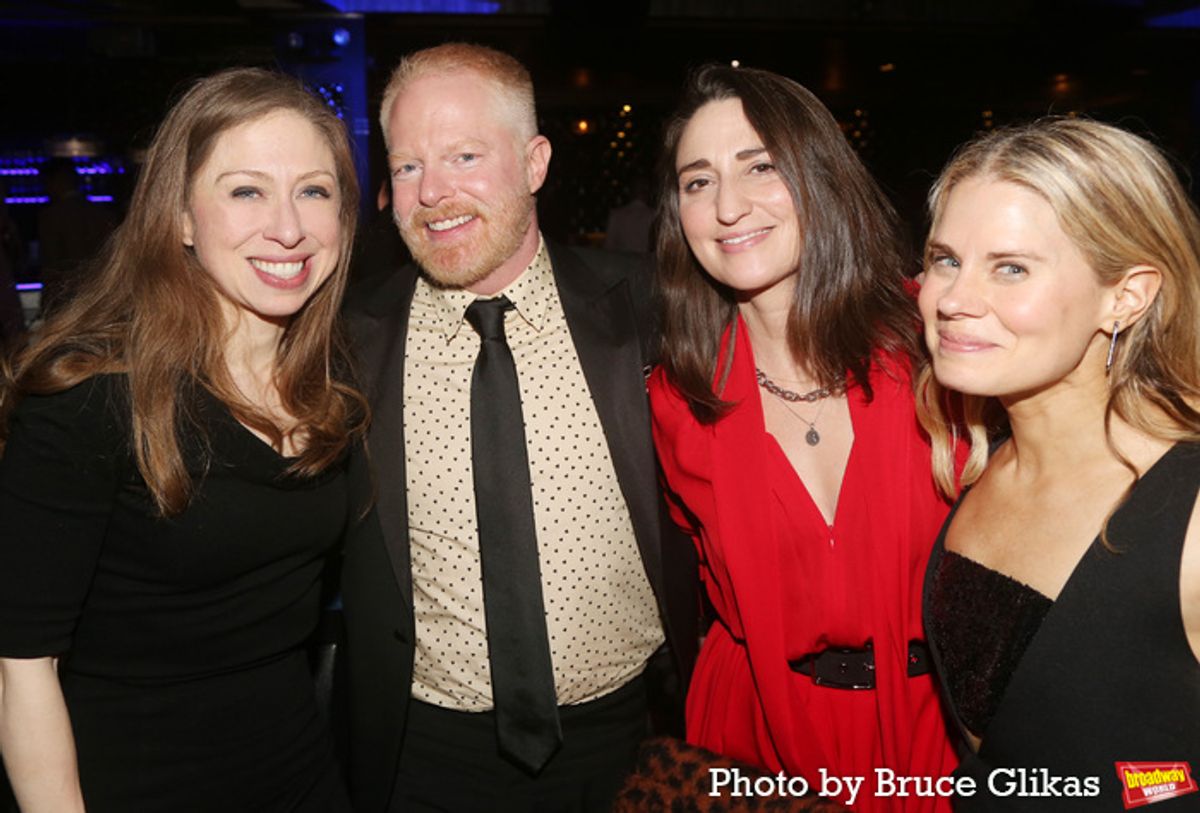 Chelsea Clinton, Jesse Tyler Ferguson, Sara Bareilles and Celia Keenan-Bolger at 