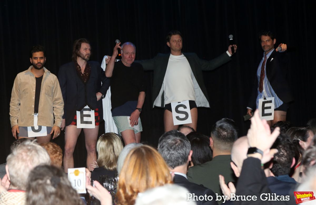 Hiram Delgado, Bill Heck, Ken Marks, Michael Oberholzer, Eduardo Ramos of ''Take Me Out'' at 