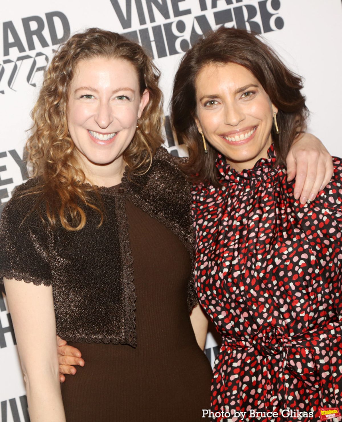 Sophie Von Haselberg and Vineyard Theatre Artistic Director Sarah Stern at 