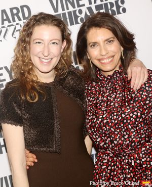 Sophie Von Haselberg and Vineyard Theatre Artistic Director Sarah Stern Photo