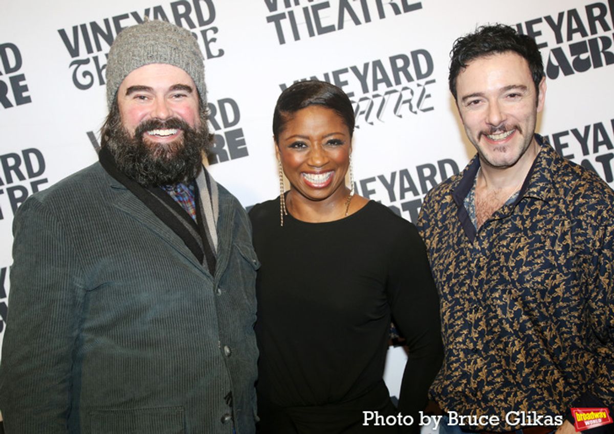 John Lavelle, Montego Glover, and Hadi Tabbal at 