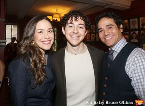 Alison Luff, Ali Louis Bourzgui and Adam Jacobs Photo