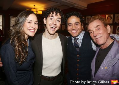 Alison Luff, Ali Louis Bourzgui, Adam Jacobs and Director Des McAnuff Photo