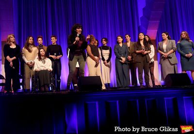 Director Leigh Silverman and The Cast of "Suffs" Photo