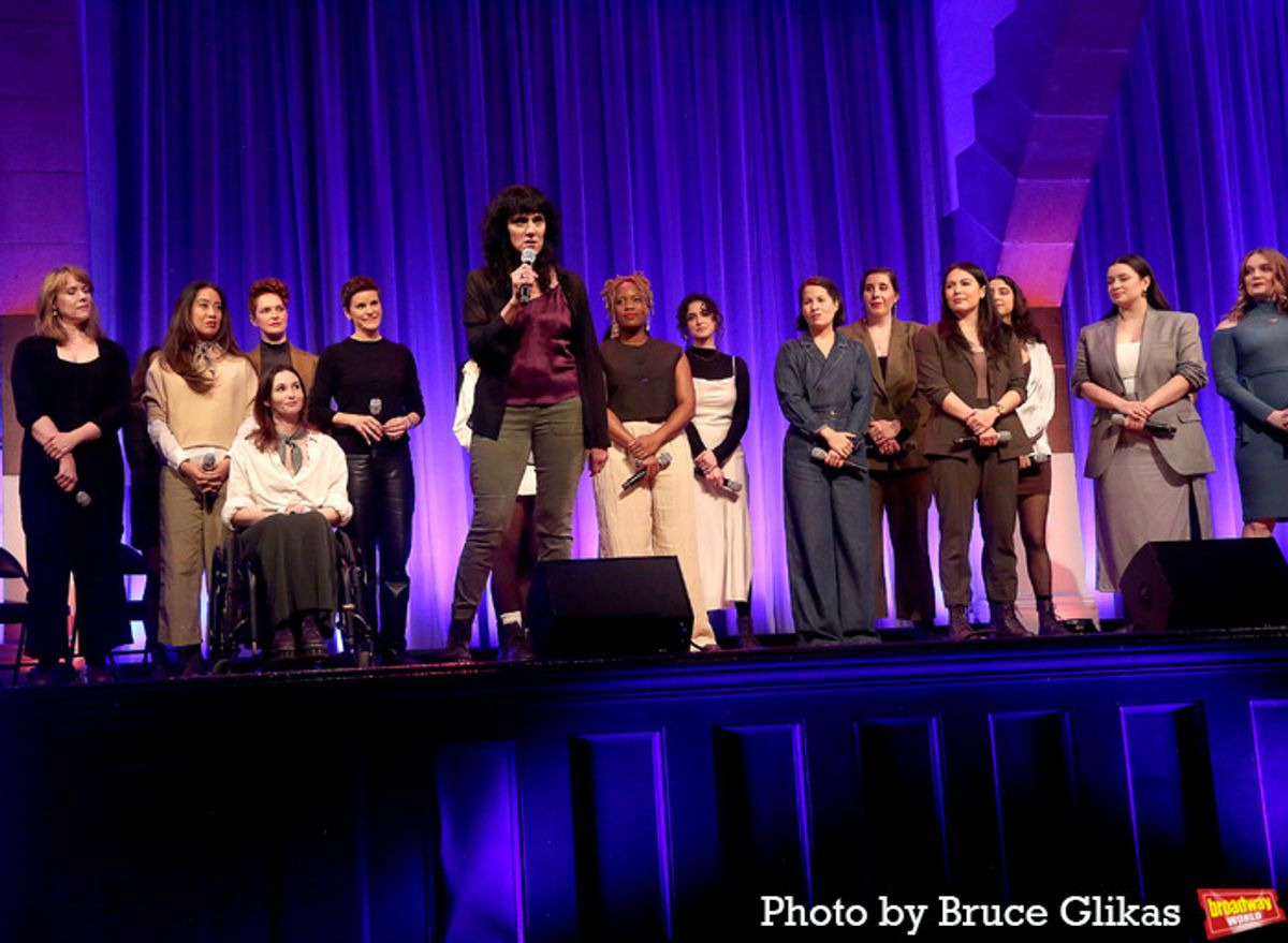 Director Leigh Silverman and The Cast of 'Suffs' at 