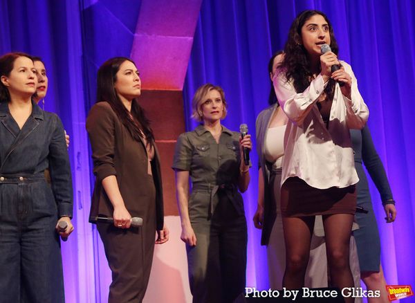 Nadia Dandashi and The Cast of ''Suffs'' Photo