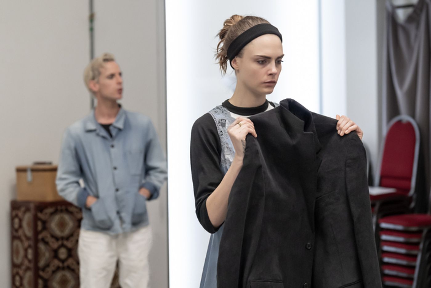 Photos: Cara Delevingne, Luke Treadaway and Michael Ahomka-Lindsay in Rehearsal For CABARET  Image