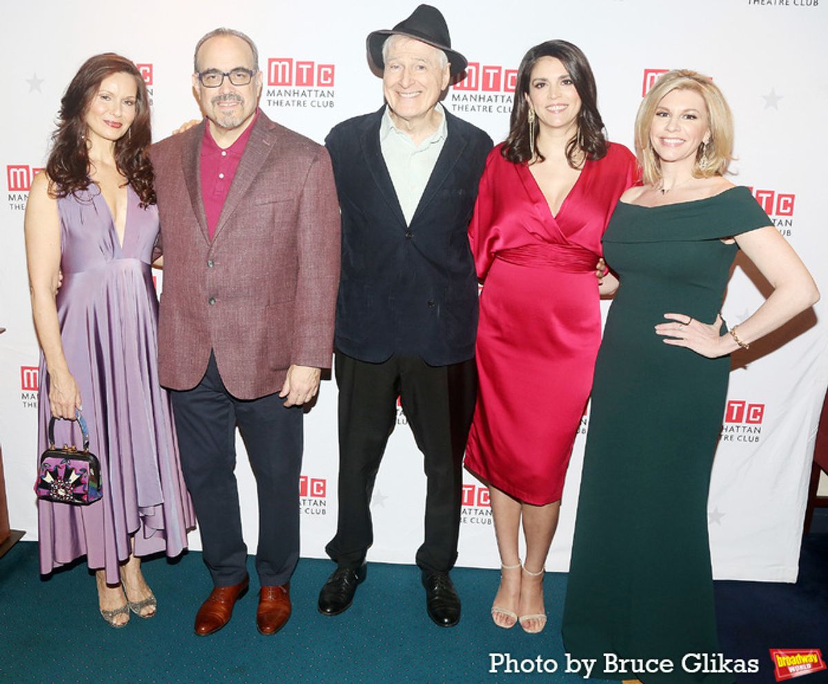 Florencia Lozano, David Zayas, Director/Playwright John Patrick Shanley, Cecily Strong, and Andrea Syglowski at 