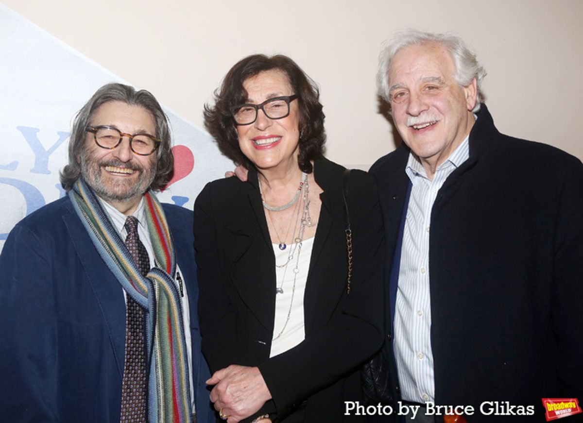 Set Designer Santo Loquasto, MTC Artistic Director Lynne Meadow and Ronald Shechtman at 