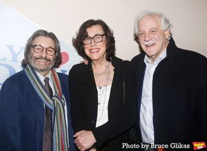 Set Designer Santo Loquasto, MTC Artistic Director Lynne Meadow and Ronald Shechtman Photo