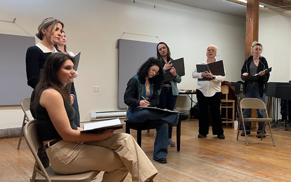 Photos: Inside Rehearsal for FIRST LADIES AND THE BIG WHITE LIE at Open Jar Studios  Image