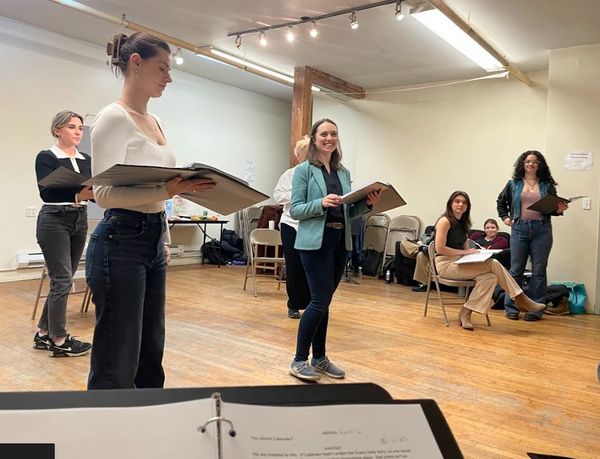 Photos: Inside Rehearsal for FIRST LADIES AND THE BIG WHITE LIE at Open Jar Studios  Image