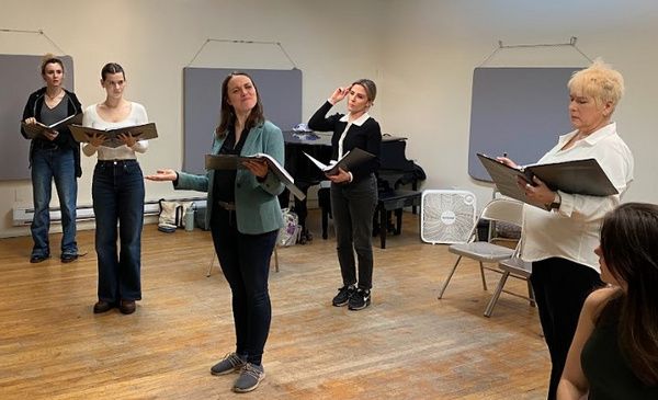 Photos: Inside Rehearsal for FIRST LADIES AND THE BIG WHITE LIE at Open Jar Studios  Image
