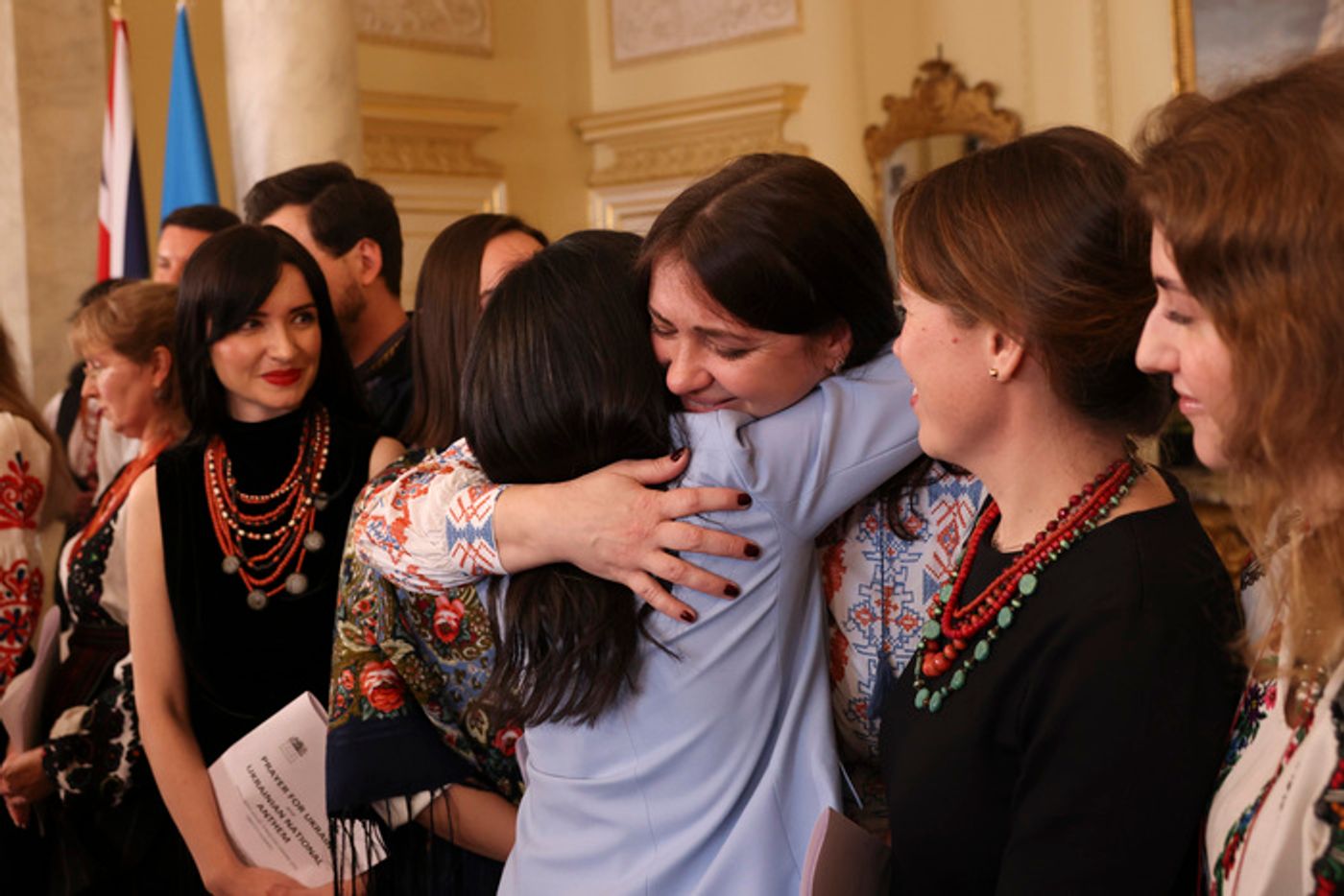 Photos: SONGS FOR UKRAINE Chorus Meets First Lady, Olena Zelenska, At No. 10 Downing Street Photos: SONGS FOR UKRAINE Chorus Meets First Lady, Olena Zelenska, At No. 10 Downing Street Image