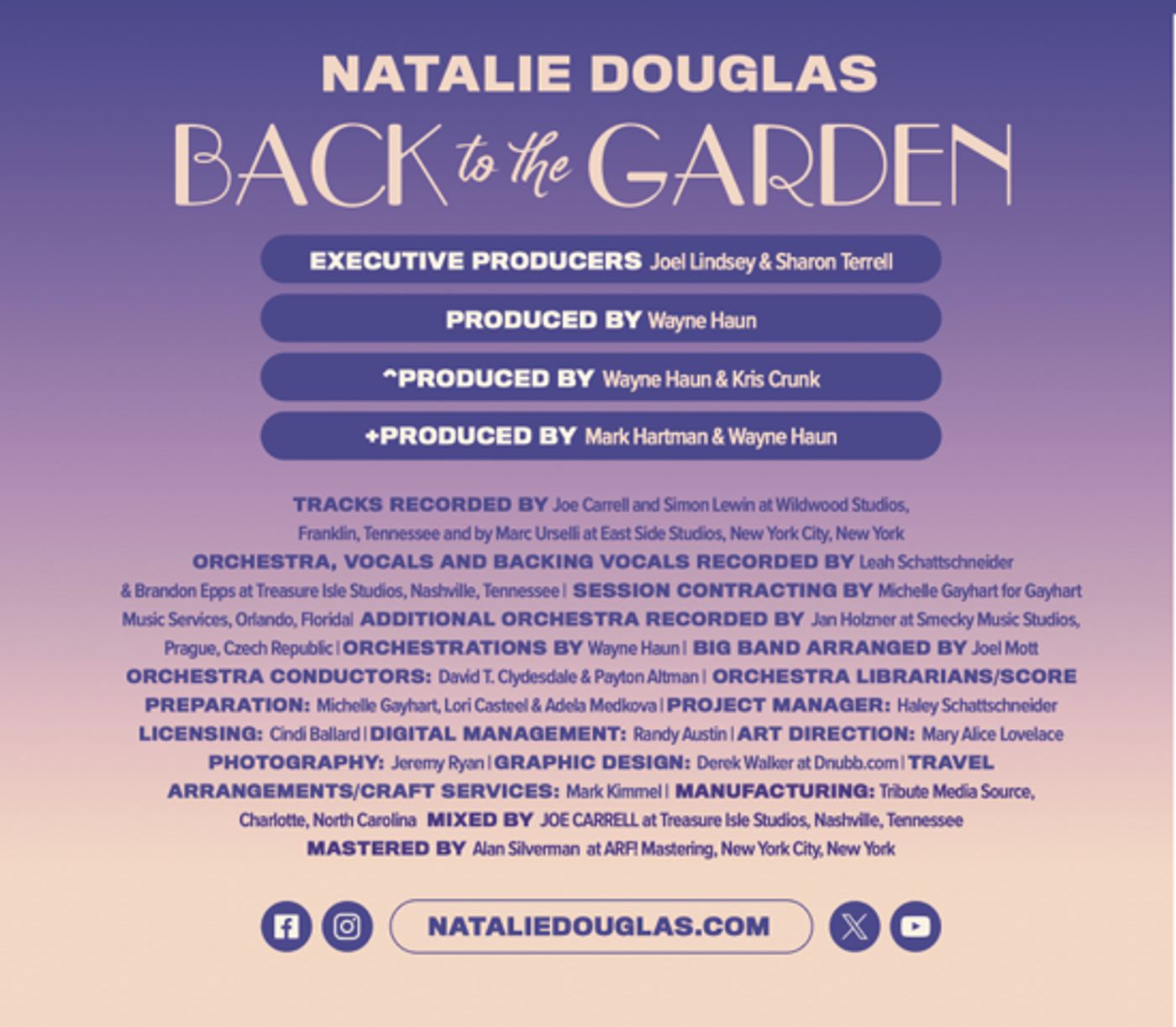 Album Review: Natalie Douglas BACK TO THE GARDEN Starts Club44 Pairing Well  Image