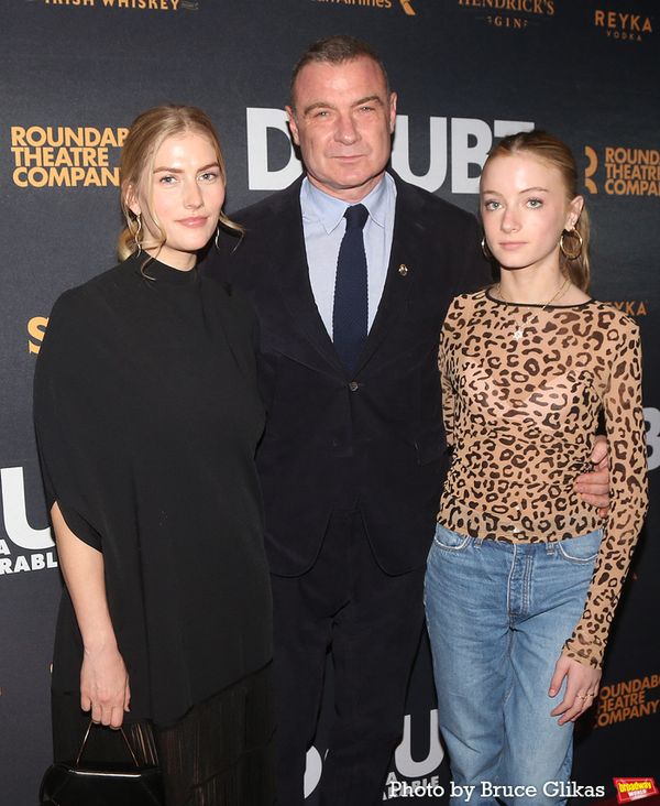 Taylor Neisen, Liev Schreiber and Kai Schreiber Photo