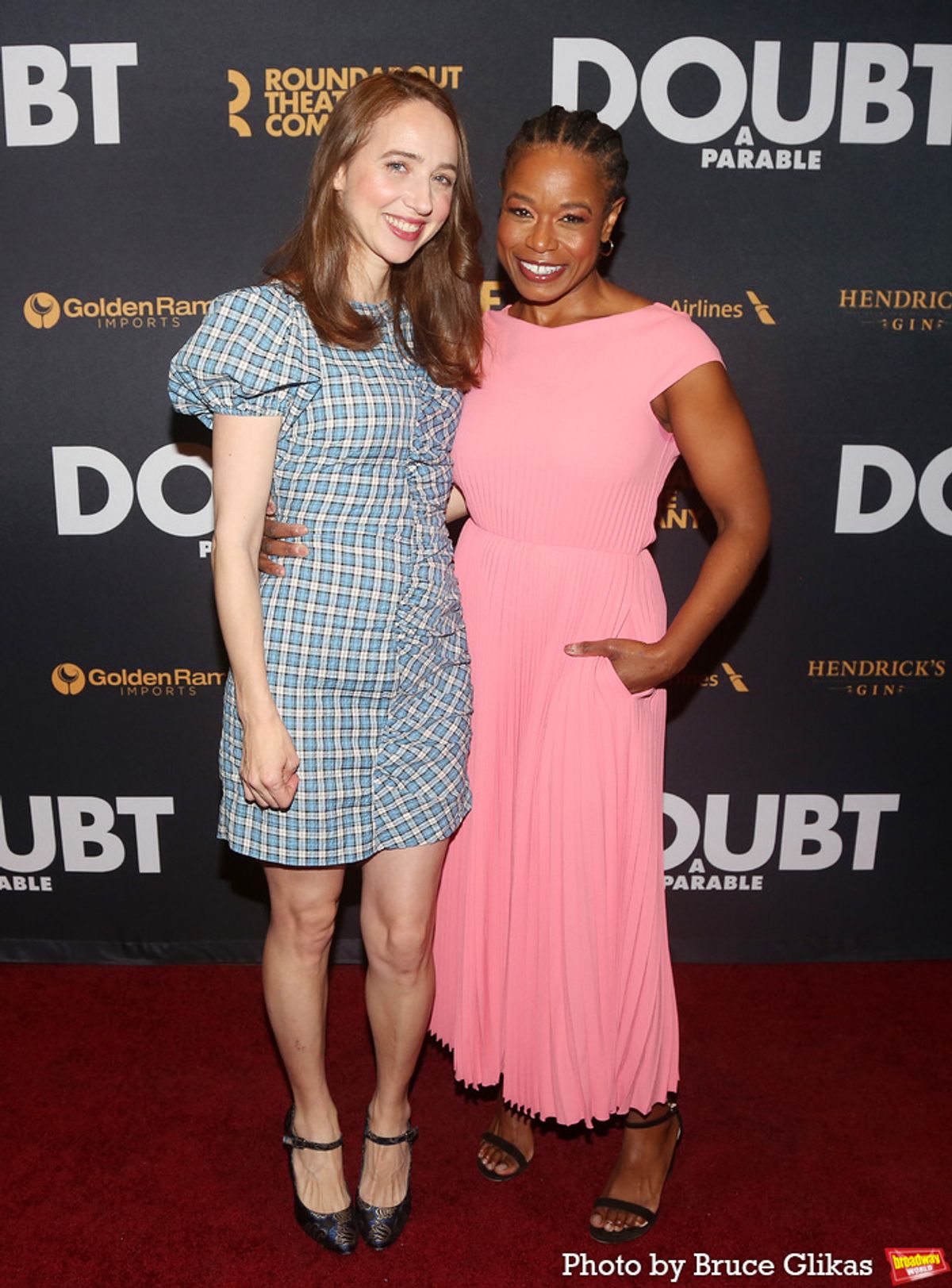 Zoe Kazan and Quincy Tyler Bernstine at 