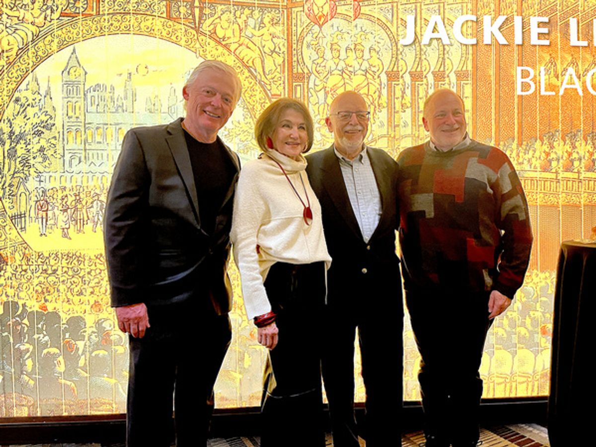 Allyn Burrows; Annette Miller, Daniel Gidron, and Meron Reuben at 